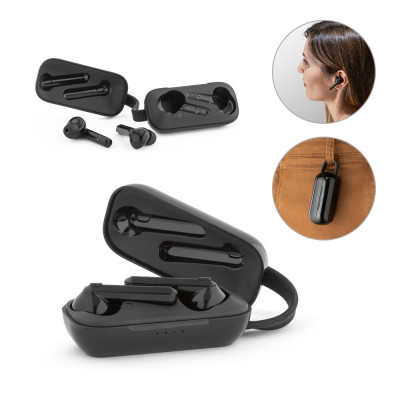 BOSON. Recycled ABS (100 rABS) wireless earphones with 3-hour battery life